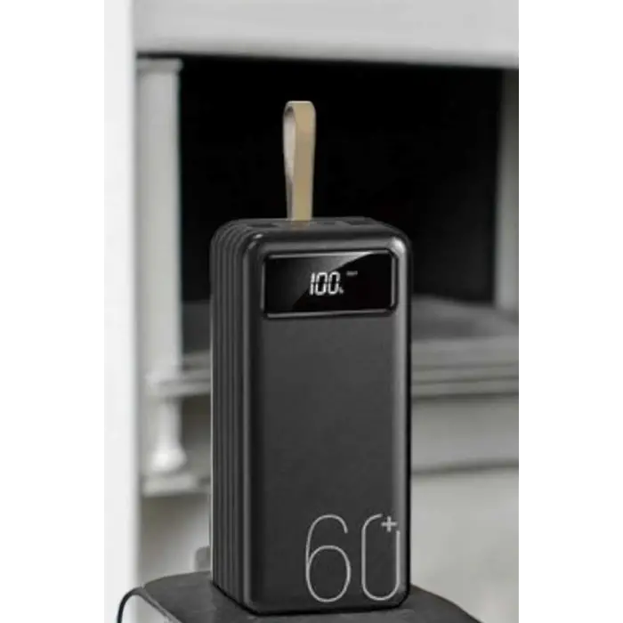 Powerbank 60.000 MAH 4 Portlu Uzun Şarj Süreli Dijital Göstergeli