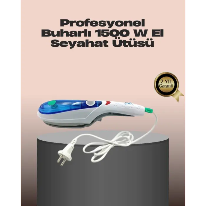Pratik Buharlı Seyahat Ütüsü Kırışıklık Açıcı
