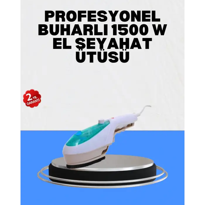 Pratik Buharlı Seyahat Ütüsü Kırışıklık Açıcı