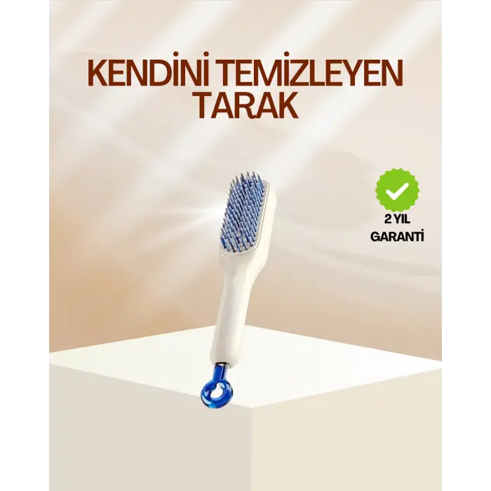Pratik Mekanizmalı Saç Tarağı – Kendi Kendini Temizler, Taşınabilir