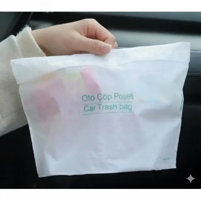 Pratik Su Geçirmez Oto Araba Çöp Poşeti 20 Adet