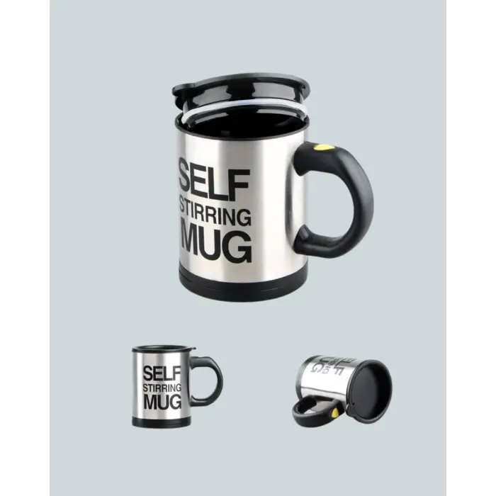 Pratik Ve Dayanıklı Termos Kupa | Tek Tuşla Otomatik Karıştırma