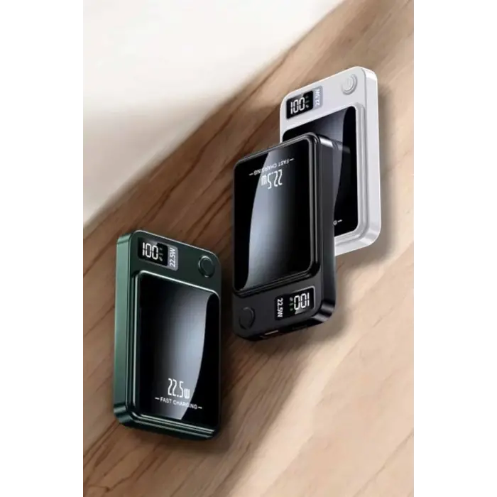 Pratik ve Taşınabilir 10.000 mAh Wireless Powerbank Hızlı Şarj Avantajı