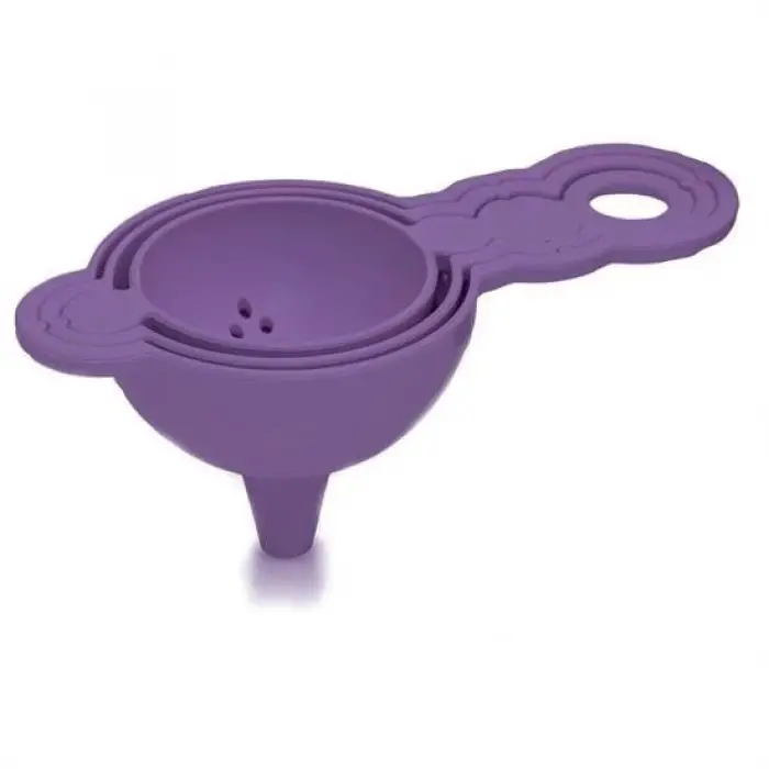 Pratik Yumurta Süzgeci Mini Süzgeç Huni Seti Hepsi Bir Arada