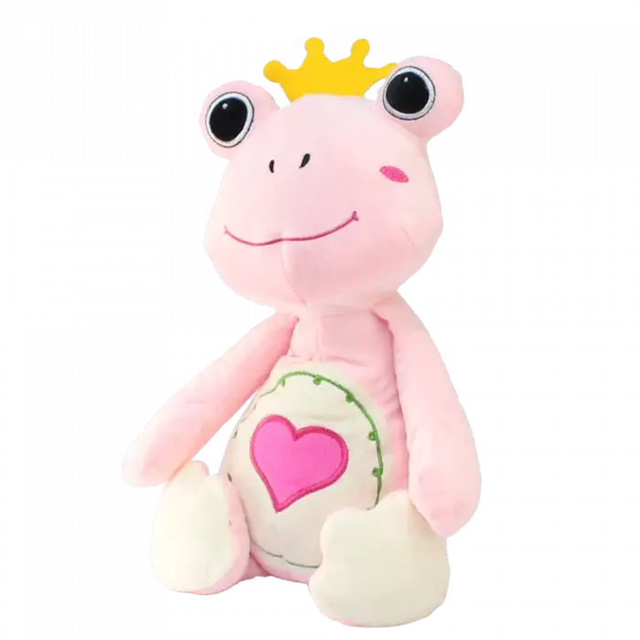 Prens , Prenses Kurbağa Peluş Oyuncak 30 cm - Stokta Olan Renk Gönderilir