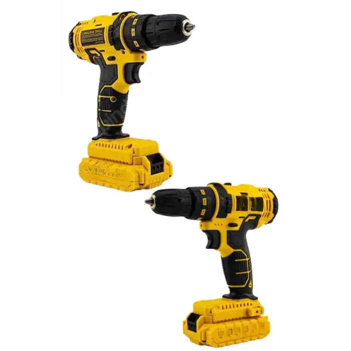 Profesyonel Çift Bataryalı Akülü Vidalama Şarjlı Matkap 24 Parça