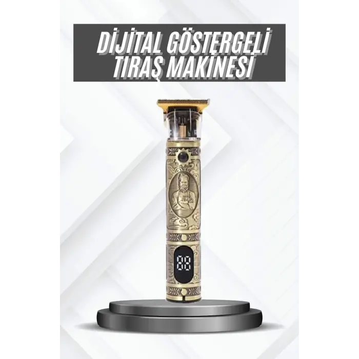 Profesyonel Ense Tıraşına Uygun Çizik Tıraş Makinesi Uzun Ömürlü Göstergeli