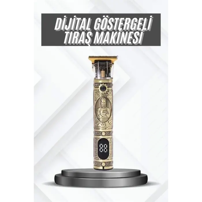 Profesyonel Ense Tıraşına Uygun Çizik Tıraş Makinesi Uzun Ömürlü Göstergeli