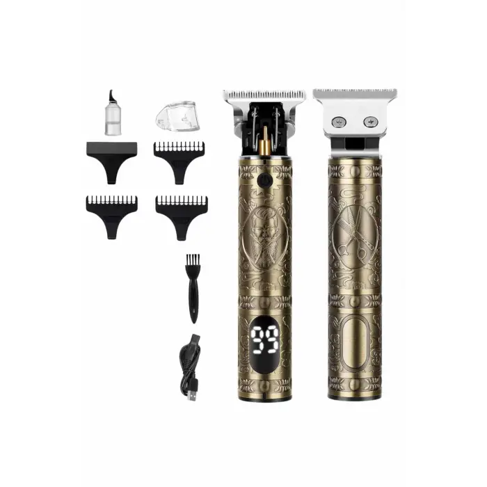 Profesyonel Ense Tıraşına Uygun Çizik Tıraş Makinesi Uzun Ömürlü Göstergeli