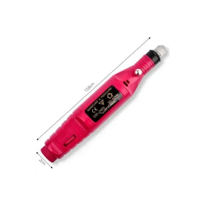 Profesyonel Manikür Pedikür Seti Törpü Makinesi Protez Tırnak Çıkarma