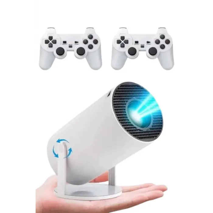 Projeksiyon Cihazı Video Oyun Konsolu 8 GB Hafıza LCD Ekran Kumandalı