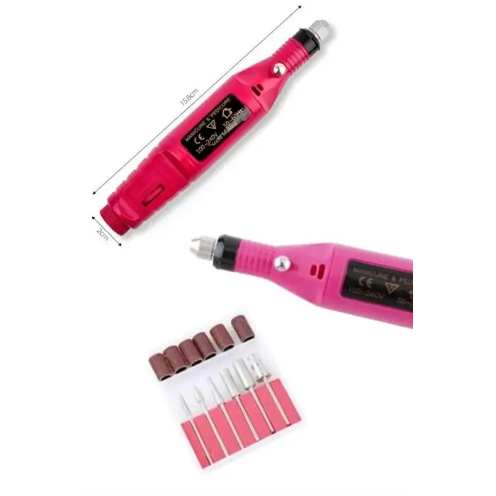 Protez Tırnak Ayak Nasır Ve Tırnak Mantar Makinesi Elektrikli 12v Tırnak Törpü Seti