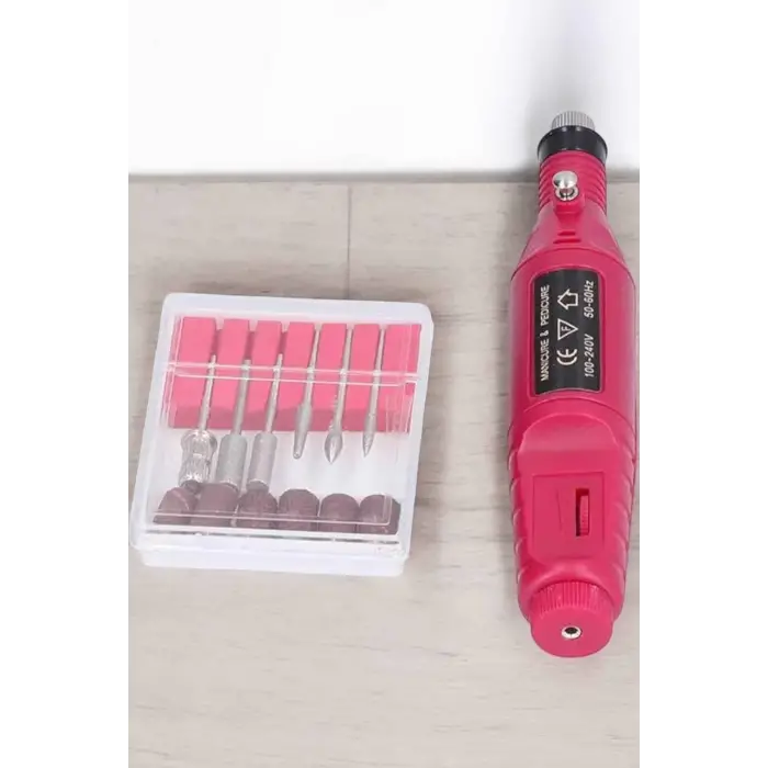 Protez Tırnak Manikür ve Pedikür Seti Elektrikli