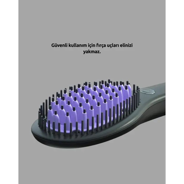 PTC Seramik Teknolojili Saç Düzleştirici Tarak Tüm Saç Tipleri İçin Uygun