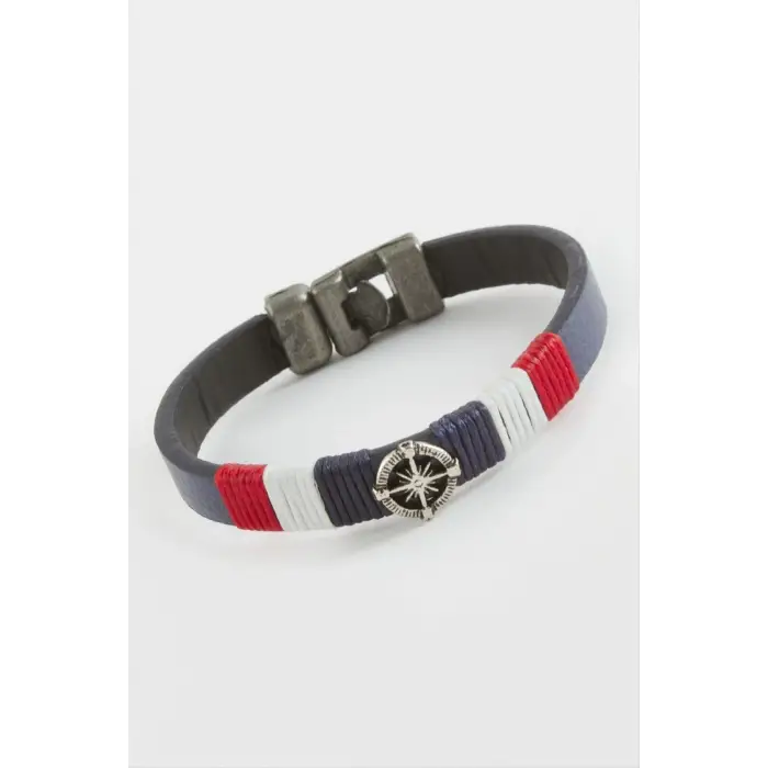 Pusula Kaliteli Suni Deri Bileklik