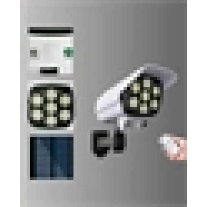 PVC+PC Malzemeli, 2si 1 Arada Güvenlik Lambası – Ayarlanabilir Başlık ve Panel Açısı