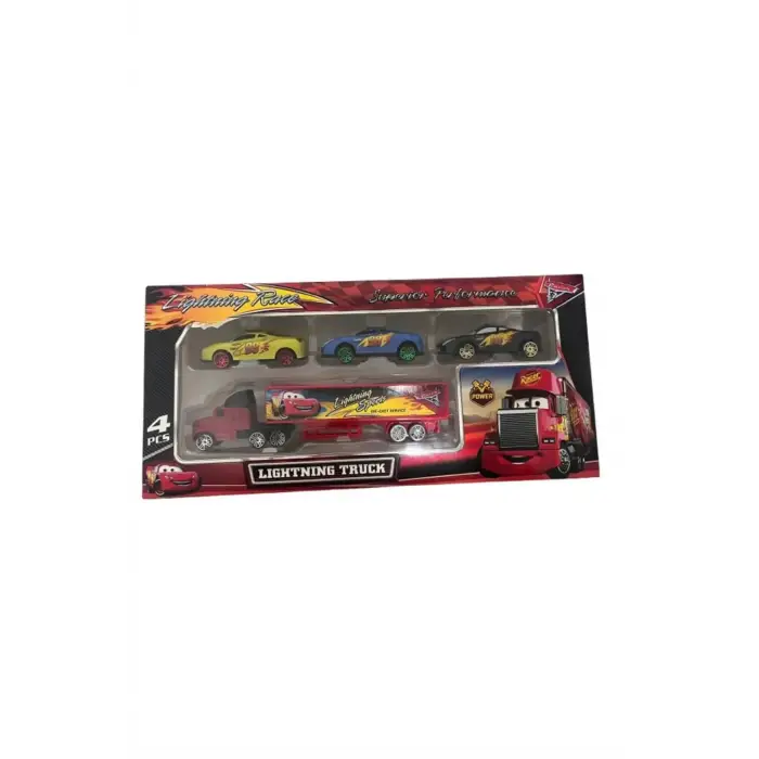 RACER TIR SETİ 3 LÜ METAL ARABALI