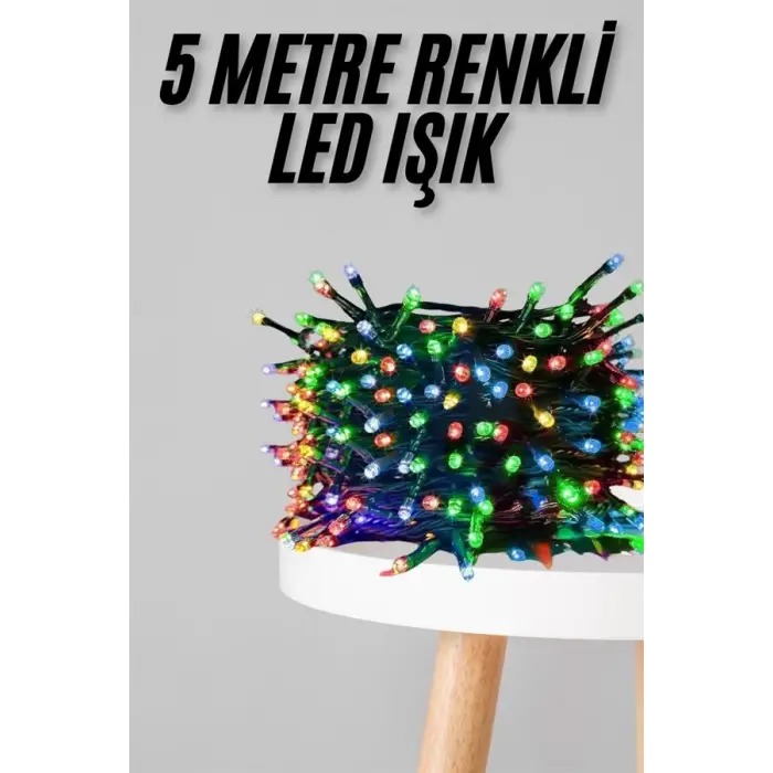 Renkli Her Ortama Uygun 5 Metre Led Işık Renkli Aydınlatma RGB