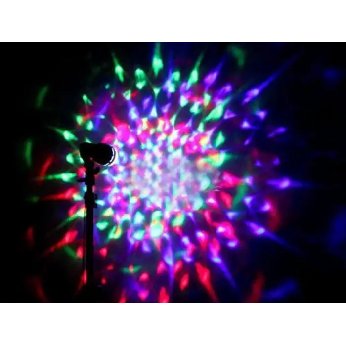 Renkli Led Döner Başlıklı Disko Ampulü (336336)