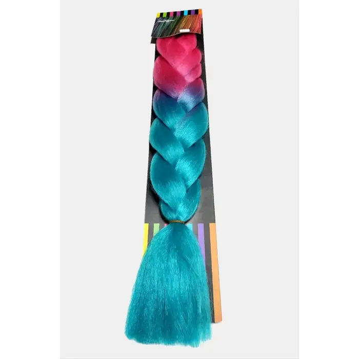 Renkli Örgülü Saç