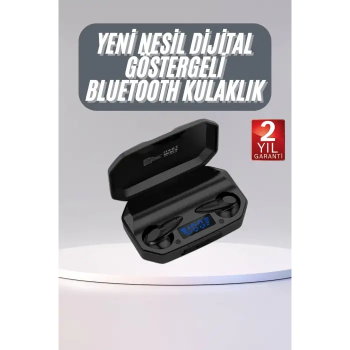 Rgb Işıklı Çift Mikrofonlu Siyah Profesyonel Oyuncu Kulaklığı Kablosuz Kulakiçi