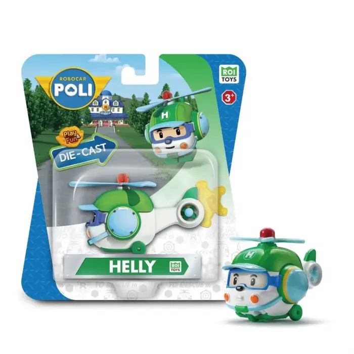 Robocar Poli Metal Araç Karakter Figür Helly