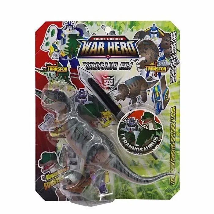 Robota Dönüşen Savaşçı Dinozor T-Rex