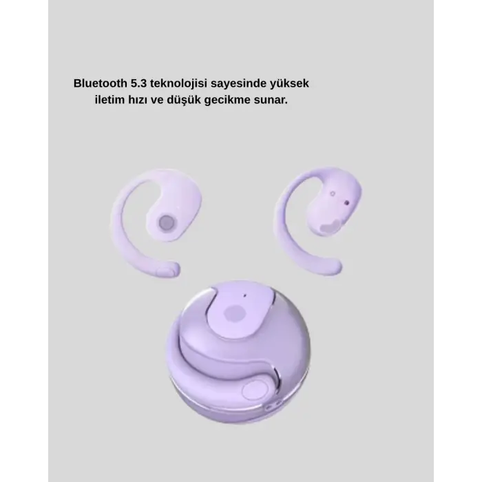 S05 Kablosuz Kulaklık Bluetooth 5.3 Ipx4 Su Geçirmez Stereo Ses Otomatik Bağlantı