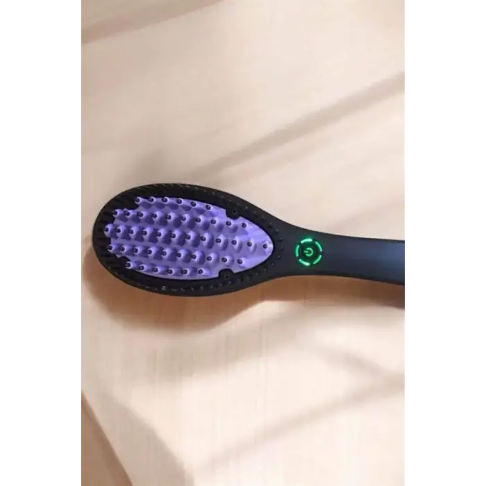 Saç Düzleştirici Fön Tarak Elektrikli Sıkı Dişli Tarak