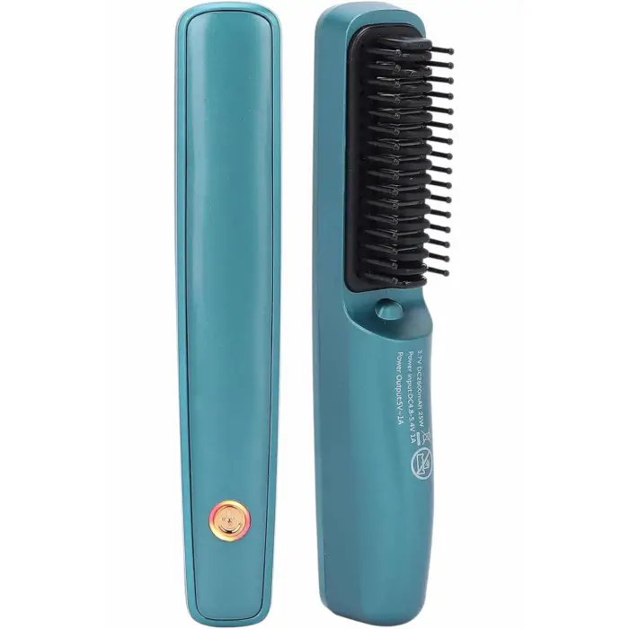 Saç Düzleştirici Fön Tarak Sıkı Dişli İyon Özelliği Şarjlı Taşınabilir