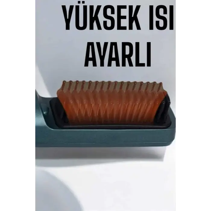 Saç Düzleştirici Fön Tarak Sıkı Dişli İyon Özelliği Şarjlı Taşınabilir