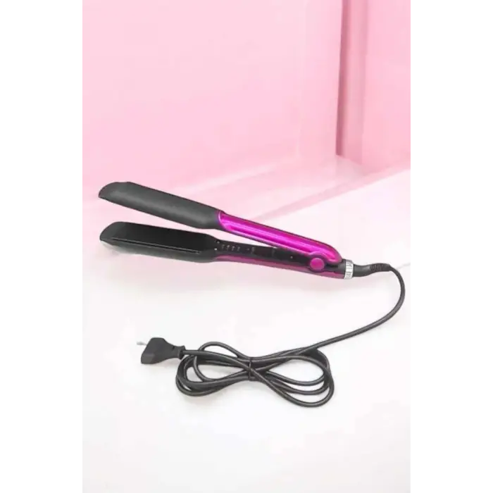 Saç Düzleştirici Isı Ayarlı Seramik Kaplama Döner Kablo Yıpranma Karşıtı