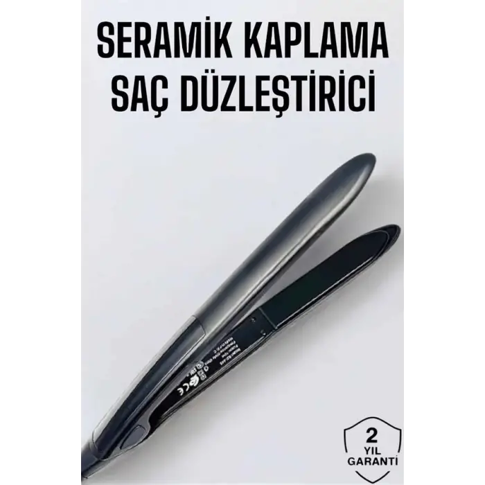Saç Düzleştirici Led Ekranlı Isı Ayarlı Seramik Kaplama Profesyonel