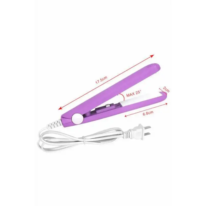 Saç Düzleştirici Pürüzsüz Parlaklık Seyahat Tipi Taşınabilir Seramik Kaplama