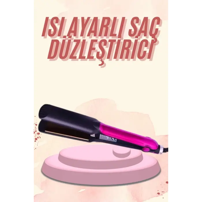 Saç Düzleştirici Seramik Kaplama Yüksek Isı Ayarlı Profesyonel 4 Kademeli 220 Decere