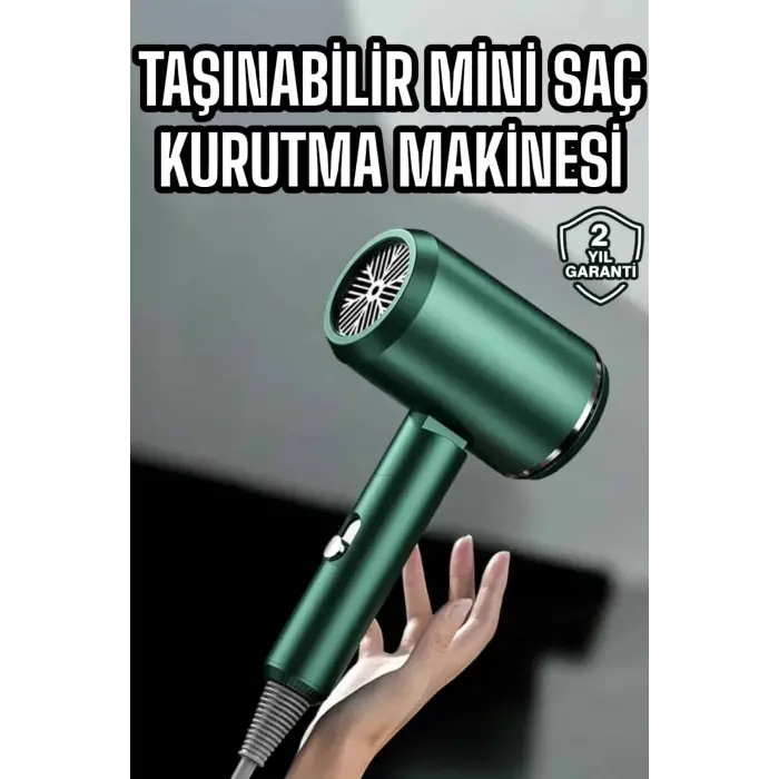 Saç Kurutma Makinesi Seyahat Tipi Mini Taşınabilir