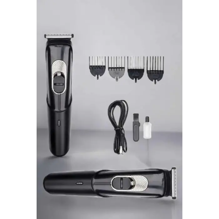 Saç Sakal Vücut Şarjlı Kablosuz Tıraş Makinesi Profesyonel Paslanmaz Çelik