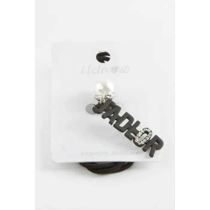 Sallantılı İnci Lastikli Toka