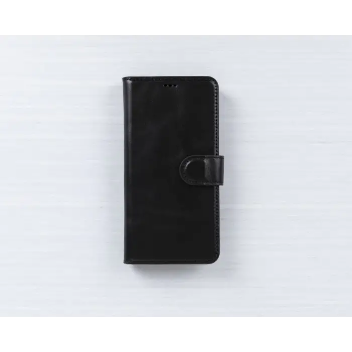 Samsung Galaxy S21 FE Uyumlu Deri Cüzdanlı Kılıf RST1 Siyah