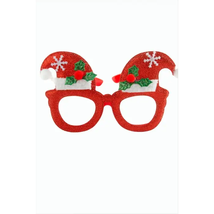 Şapka Simli Yılbaşı Gözlük