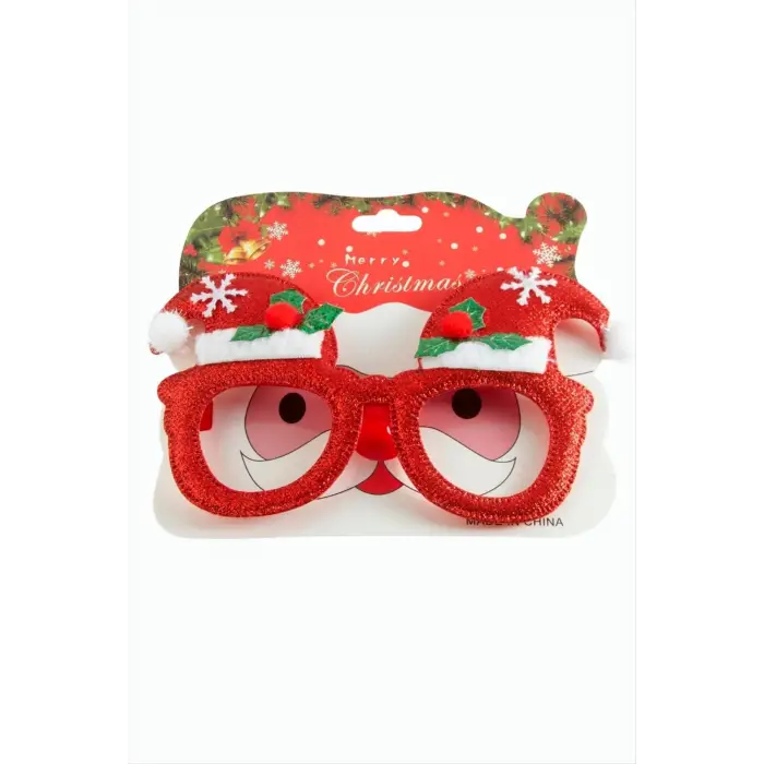 Şapka Simli Yılbaşı Gözlük
