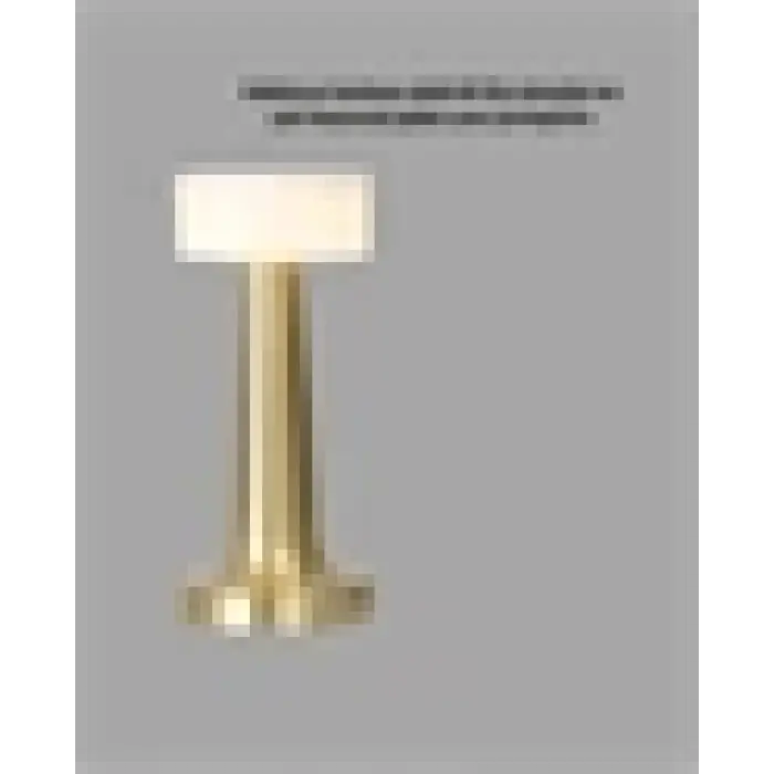 Şarj Edilebilir LED Masa Lambası – USB Girişli, Metal Yapı