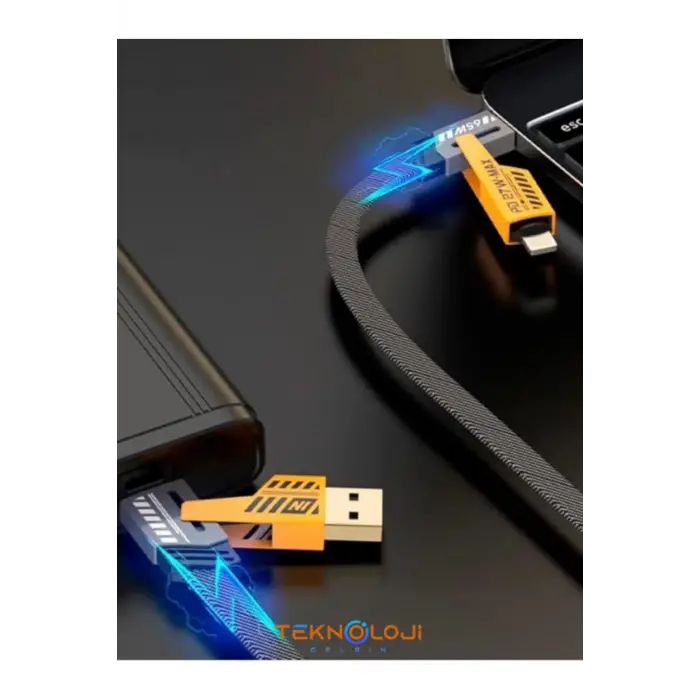 Şarj Kablosu 27W ve 65W Hızlı Şarj Type-C Iphone Hepsi İle Uyumlu Paraşüt İpinden Kopmaz Kablo