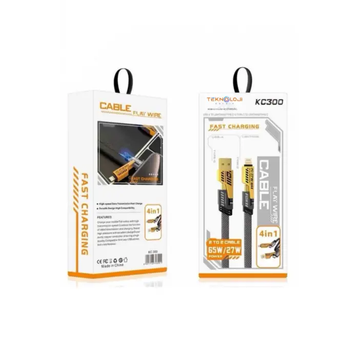 Şarj Kablosu 27W ve 65W Hızlı Şarj Type-C Iphone Hepsi İle Uyumlu Paraşüt İpinden Kopmaz Kablo