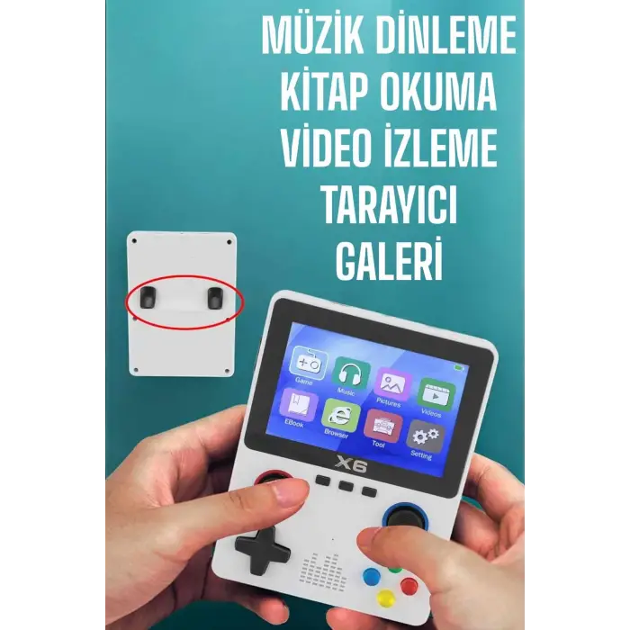 Şarjlı El Atarisi 3.5 İnç Ekran Kitap Okuma, Müzik Dinleme Ve Video İzleme