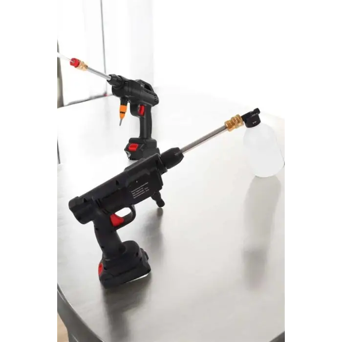 Şarjlı Oto Yıkama Tabancası Su Basınçlı Hazneli Bataryalı