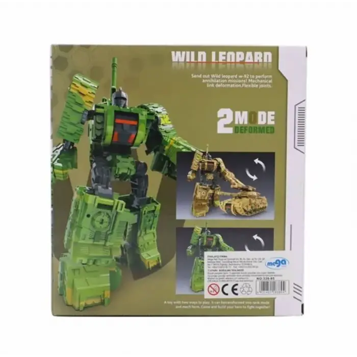 Savaş Tankına Dönüşen Kahverengi Robot