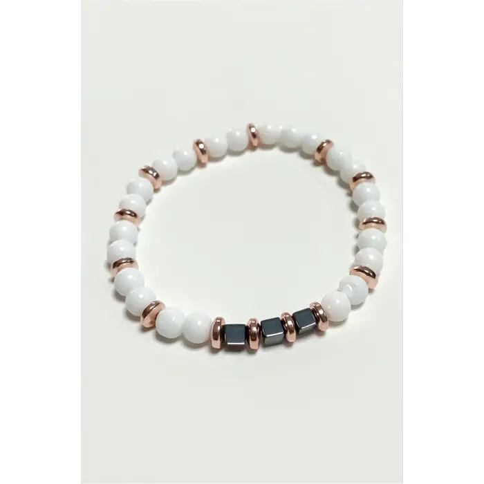 Sedef Doğaltaş Bileklik 6 mm