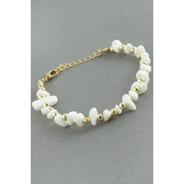 Sedef Kırık Doğaltaş Bileklik