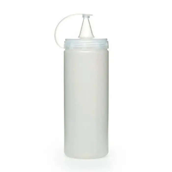 Şeffaf Kapaklı Sızdırmaz Yağlık Sosluk Şişesi Plastik Yağdanlık 400 Ml Ap-9028
